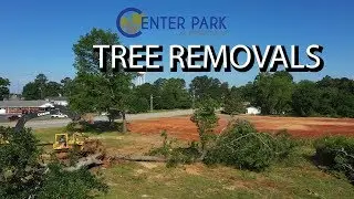 Center Park at Centerville, GA Tree Removal | 4K Drone Footage