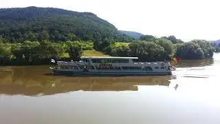 MS "EUROPA"  - zu Tal in der Neckarschleife Neckargemünd