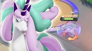 GALARIAN RAPIDASH NEW ALL-ROUNDER EARLY GAMEPLAY - Pokémon UNITE