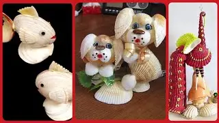 Beautiful seashell animal craft ideas
