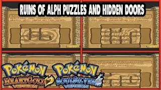 Pokemon HeartGold and SoulSilver - Ruins of Alph Puzzles and Hidden Doors (SOLVED)