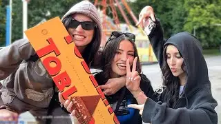 We Won the BIGGEST Chocolate in a Rigged Carnival Game!
