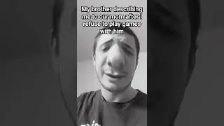 when your brother wants to play #trending #viral #funny #memes #shorts #short #family #brother #lol