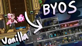 how to switch from vanilla ship to byos in starbound frackin universe