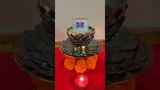 Lakshmi pujan Decoration / lakshmi pujan coin decoration / Diwali decoration ideas #diy  #diwali