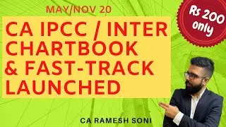 MOST AWAITED ANNOUNCEMENT FOR CA Inter / IPCC GST CHARTBOOK | CA RAMESH SONI
