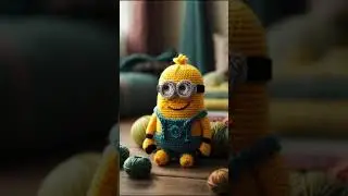 Knitted Minions Amigurumi #crichet #minions #amigurumi