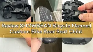 Review SHOWBEAN Bicycle Manned Cushion Bike Rear Seat Child Bike Seat Bicycle Back Shelf Back Cushio