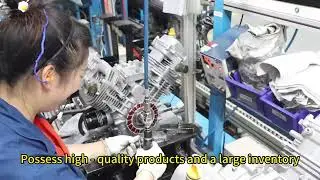 Vertical V-Twin Engine Production Line | Precision Assembly & Quality Control