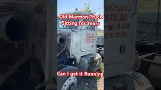 Got this Old Marmon Truck Running #trucks #realisticrescues #asap #rebuild #rescue #rehome #junkyard