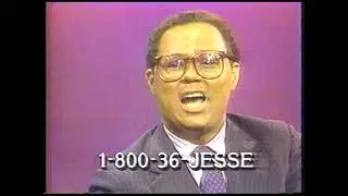 1988 Jesse Jackson [Democratic] Ad titled “Live From California”