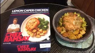 Review/rating Chef Gordon Ramsey Lemon Caper Chicken Frozen TV Dinner Entr&eacute;e￼ Meal $6 each b4 tax