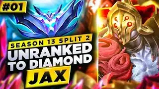 Unranked to Master Jax - Season 13 Split 2 Jax Gameplay - Best Jax Builds - Jax Gameplay Guide