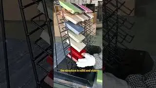Tile sample countertop rack, a variety of ceramic tile and stone can be placed.#tile #stone