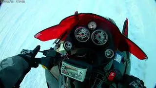 Ski-Doo Mach Z 1100 Crankshop twin pipes