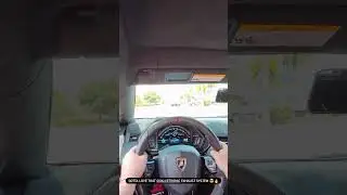 Lamborghini Aventador SVJ Driving POV Meta AI Glasses