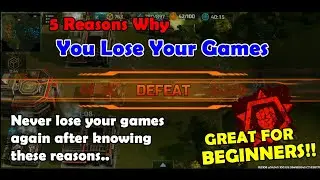 5 Reasons Why You Lose Your Games : AOW3 : Global Conflict