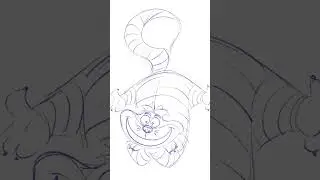 Daily Disney drawings for the rest of 2024. Cheshire cat! #disneysketch