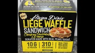 Mason Dixie Li&egrave;ge Waffle Sandwich: Chicken Sausage & Maple Review