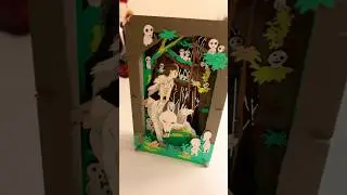 Paper theaters! [#studioghibli #papertheater #totoro #mononoke]