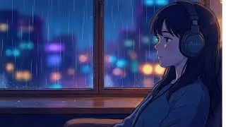 Blue Lofi 🌧️ Rainy Night (2H+) | Chill Beats for Study, Relax & Sleep
