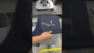 Fully automatic programmable pocket setter unit for jeans & pants