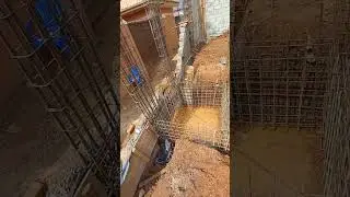 lift shaft reinforcement and Casting #construction #lifts