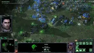 StarCraft 2 Wings of Liberty геймплей. Шторм в Гавани (эксперт) 16.1