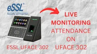 HOW TO CHECK ATTENDANCE IN ESSL UFACE 302 FACE ATTENDANCE MACHINE
