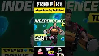 FREE 1000 Diamonds & FREE Freeze Emote Independence Day New TopUp Event 🥳 Free Fire