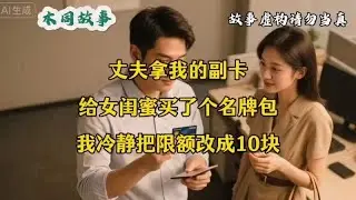 丈夫拿我的副卡给女闺蜜买了个名牌包，我冷静把限额改成10块