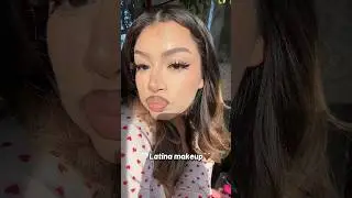 Latina full face makeup routine
