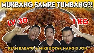 RYAN BABAYO MENGGILA‼️ MUKBANG 1 KG SAMYANG + RICHEESE LV 5 🔥🔥🔥