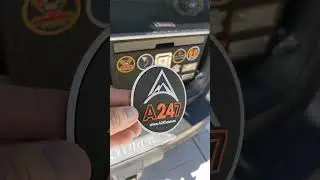 A247 VELCRO BACKED PVC PATCH  - Round