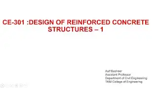 CE 301_Lecture 7_Under Reinforced and Over Reinforced Rectangular Beam Section