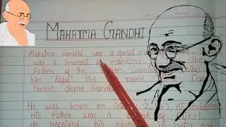 Biography of Mahatma Gandhi || Essay writing ✍️ on Mahatma Gandhi on 2nd october