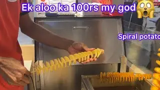 Aloo se ban gaya Rocket 🚀 | Viral Spiral Potato | Kya ye 100rs worth hai? | Tornado Aloo try kiya