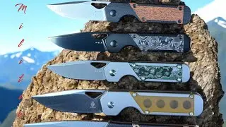 &ldquo;Pentacle Of EDC The Kizer Militaws&rdquo; Kizer Militaw, Mini Militaw, and Fixed Blade Militaw