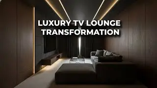 Luxury TV Lounge Renovation | Cinematic Home Theater Interior Transformation