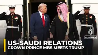 Saudi Crown Prince MBS arrived at the White House to meet with US President Trump