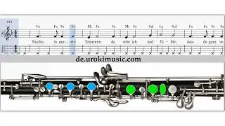 Oboe Lernen - My Heart Will Go On Titanic Oboenunterricht Solo Tutorial Noten Tabs