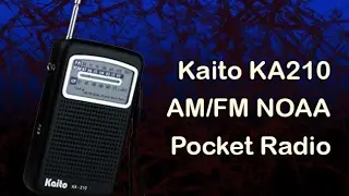 Kaito KA210 Pocket AMFM NOAA Weather Radio
