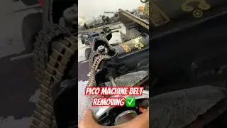 Pico Machine Belt Removing✅ #sewingmachine #ytshorts #crafttok #picomachine #viralshorts #DIY usha