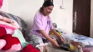 Minzung ko nawran ko gift unboxing❤️||hand& foot print pani garyo🤗#lamahatta