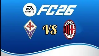 Fiorentina VS AC Milano (Serie A 25/26)| Round 20 ⚽ EA FC 26 #eafc26 #easportsfc26 #fifa26 