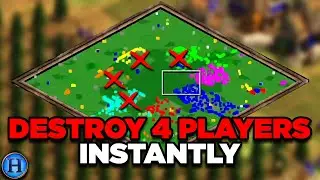 This Hideout Strategy is 200IQ | 3v4 AoE2