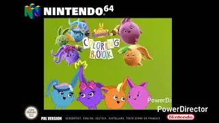Sunny Bunnies Coloring Book Nintendo 64 Europe (En,Fr,De,Es) - &copy;2000 Sunsoft/Acclaim
