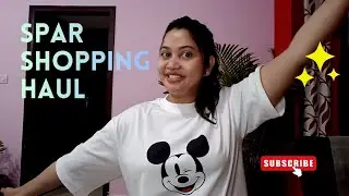 Spar shopping unboxing 
