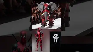 super hero but elephant 😱💥 marvel DC characters #shorts #marvel #avengers #superlulu #qgrcartoon