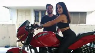 Girl revving bike part 2 #revving